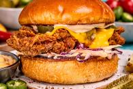 Acılı Tavuk Burger